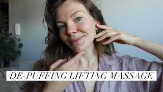 Week of Massages: Day 1 De-Puffing Lymphatic Drainage Massage