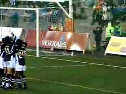 Janne Hietasen maali AC Oulu-VPS 23.9.2007