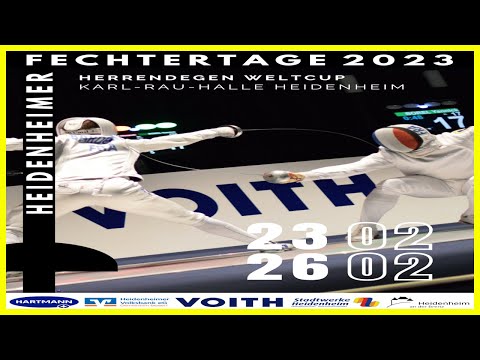 Heidenheim 2023 Men's Epee Team - Piste Yellow