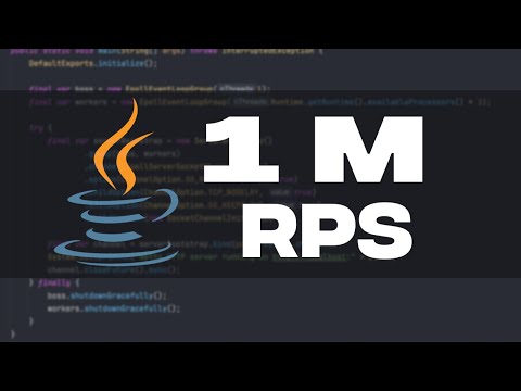 How to build a Java HTTP API that takes 1M requests per second