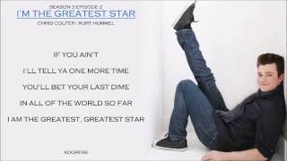 Glee _ I&#39;m The Greatest Star Lyrics