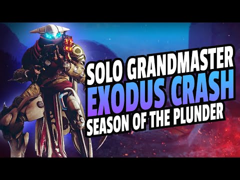 Solo Grandmaster I Exodus Crash (With Boss Cheese) I Season Of The Plunder I Titan [Destiny 2]