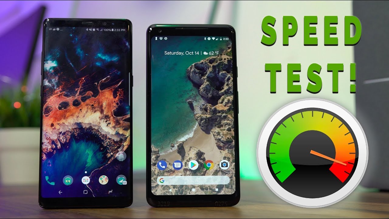 Pixel 2 vs Samsung Galaxy Note 8 // UNEDITED Speed Test!