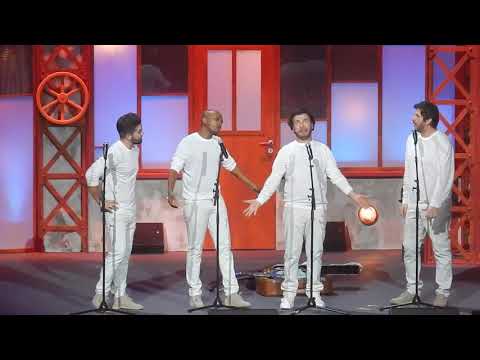 Les Enfoirés 2018 - Michael Youn/Soprano/Patrick Fiori et Kendji Girac