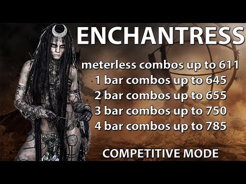 Injustice 2: Enchantress combo guide. Beginner/advanced. Damage up to 785. Competitive mode. Trait!
