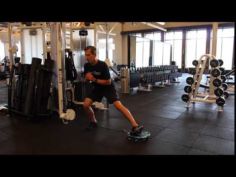 Squat Lateral Cable Lunge