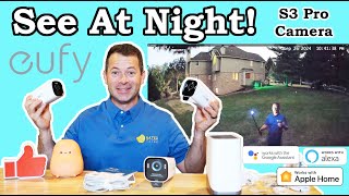 ✅ Eufy Cam S3 Pro - Color Night Vision Security Camera - Wifi Solar Local Storage - Homekit Google