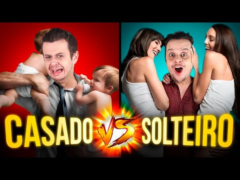 CASADO vs SOLTEIRO: A Batalha MAIS IMPORTANTE da VIDA! Quem tem mais dinheiro?