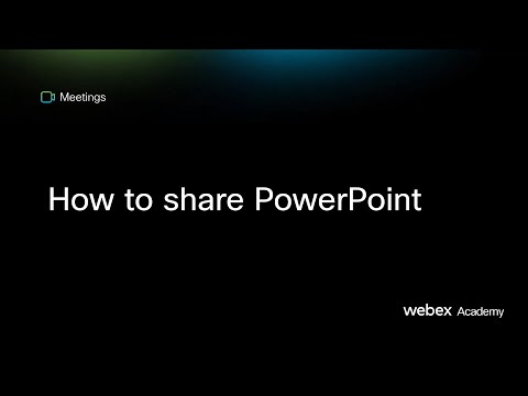 How to share PowerPoint
