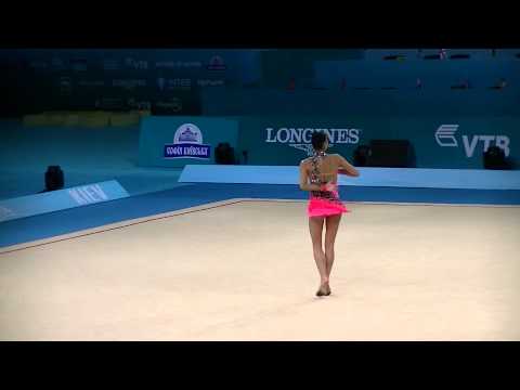 Vass Dora (HUN)  ribbon   World Championships RG 2013 Qual