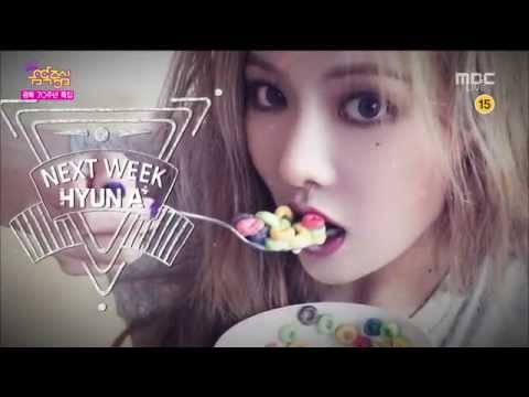 150815 next week hyuna (@essence idols)