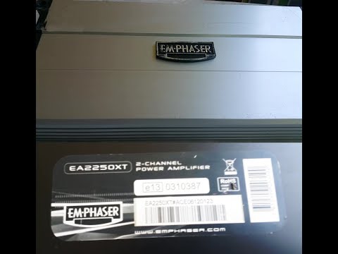 Emphaser EA2550XT im Mercedes Benz W176