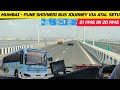Mumbai Pune MSRTC Shivneri Bus Full Journey Via ATAL Setu Pimpri Chinchwad E Shivneri