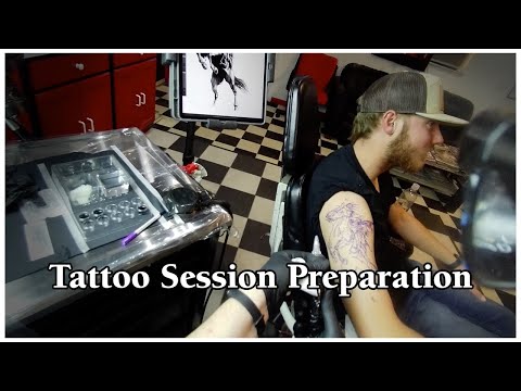 TATTOO SESSION part 1 - Preparation