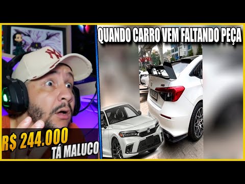 RS REAGE AVALIAÇÃO DA ZUEIRA #19 - HONDA CIVIC 2023 (ZUEIRA INSANA)