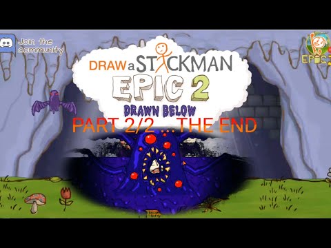 Draw a Stickman EPIC 2: Drawn Below walkthrough #part 2/2