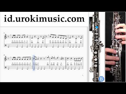 Belajar Oboe Ariana Grande - No Tears Left To Cry Not Tabulasi um-ih592