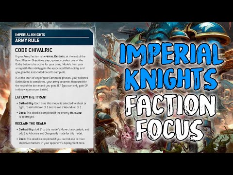 COOLEST RULES IN 10TH EDITION?! Imperial Knights Look AWESOME! | Warhammer 40k