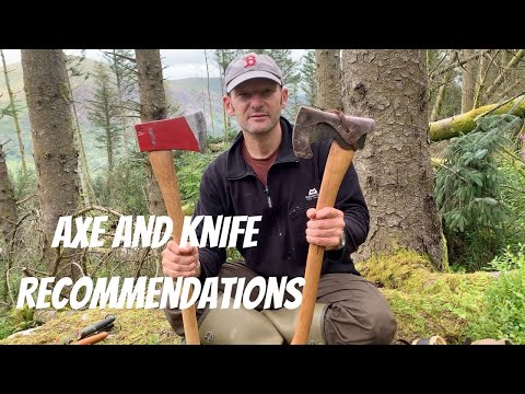 Axe and Knife starter recommendations for Bushcraft, Camping and Smallholding.