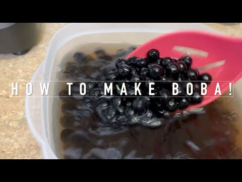 HOW TO MAKE BOBA... READY IN 5 MINUTES! | dee_bestest