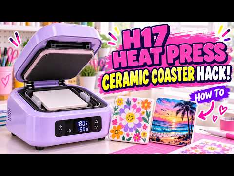 H17 Phone Case Heat Press | I Tried This Sublimation Hack & It Worked! 😱