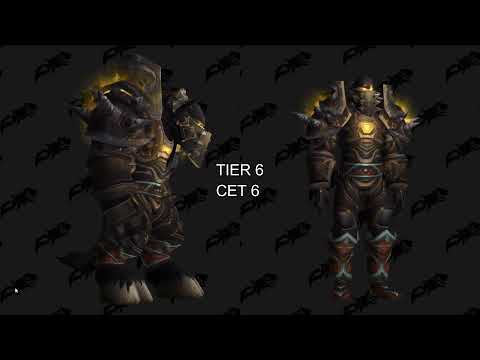 World of Warcraft - All 21 TIER Sets [Class: WARRIOR]