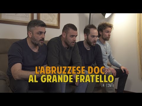 L' "ABRUZZESE" DOC AL GRANDE FRATELLO