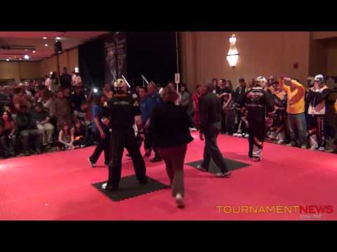 Team Paul Mitchell International vs Team Full Circle Gold Round 3 Men's Team Fighting at Diamond Nationals 2012 Merge