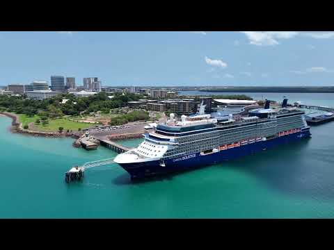 Thumbnail for Celebrity Solstice Cruise Ship Docked at Darwin Port. 27th Oct 2024. Northern Territory Australia.