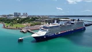 Celebrity Solstice Cruise Ship Docked at Darwin Port. 27th Oct 2024. Northern Territory Australia.