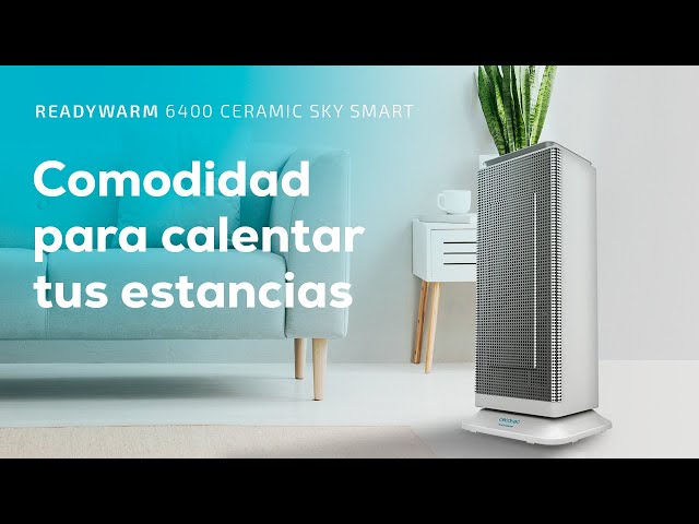 Calefattore elettrico Cecotec ReadyWarm 6400 Ceramic Sky Smart 2000W display LED telecomando video
