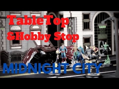 The Midnight City MDF Terrain | Blacksite Studio | Ultramodern Tabletop Terrain Assembled