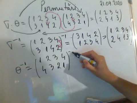 Compunerea permutarilor. Inversa unei permutari.Permutarea identica. Transpozitia.(Clasa a XIa)