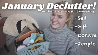 How to let go of decluttered items | January Declutter 2022