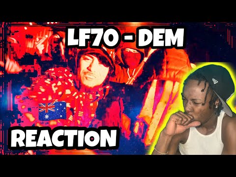 AMERICAN REACTS TO AUSSIE DRILL RAP! LF70 - DEM (Official Music Video)