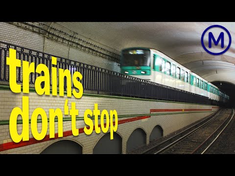 A estação de metrô de Paris onde os trens NÃO param - Mirabeau explicou