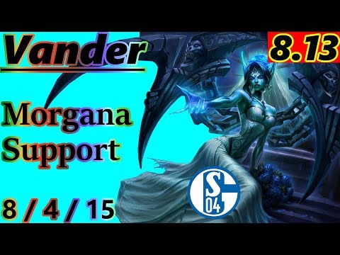 Vander as Morgana Support - S8 Patch 8.13 - EUW Challenger - Full Gameplay