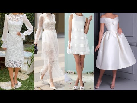 VESTIDOS SENCILLOS Y ELEGANTES para una BODA CIVIL