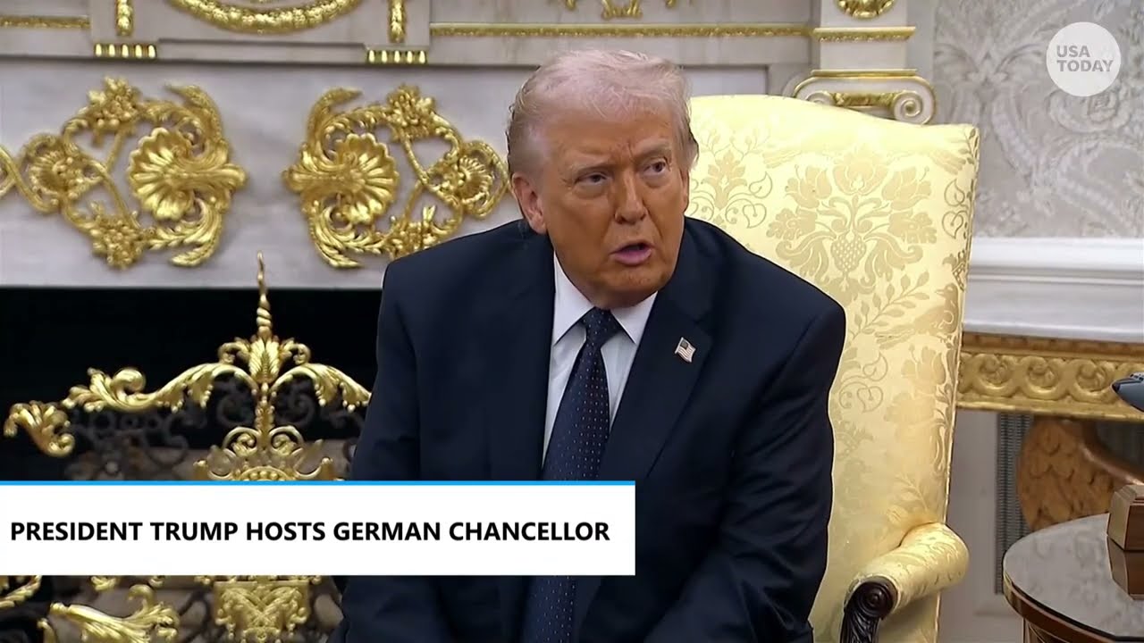 Trump talks Iran War, trade with Spain and more amid chancellor of Germany's White House visit