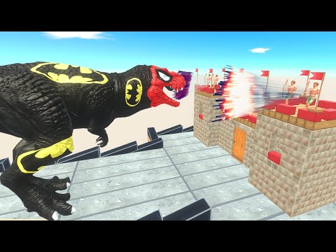 Archie The Archer GOD vs Batman T-Rex vs All Units - Animal Revolt Battle Simulator