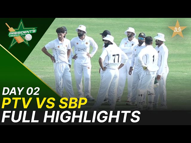 Full Highlights | PTV vs SBP | Day 2 | President’s Trophy | 2025-26 | PCB | M2V1S