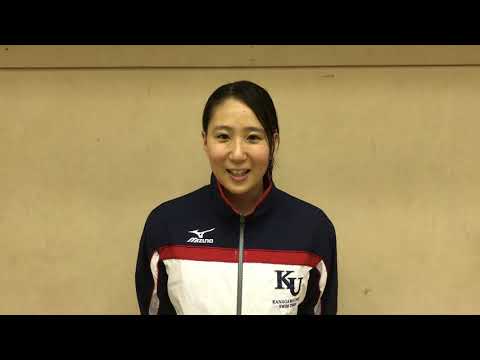 【襷リレー動画】水泳部 徳永彩花