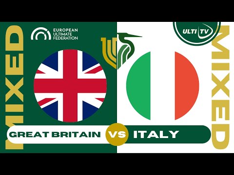 Great Britain vs Italy — MIXED Pool — European Ultimate Championships #EUC2023