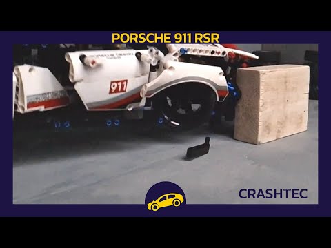 CRASHTEC - Porsche 911 RSR CRASH - Technic Lego Car Crashtest