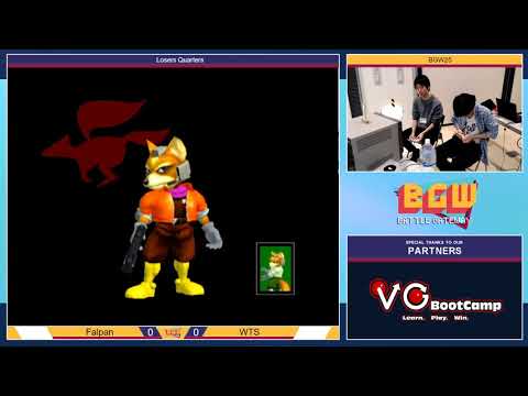 日本最大級のスマブラDX大会 BatteGateway25 LQF -  Falpan (Fox) Vs. WTS (Fox) 【BGW25】