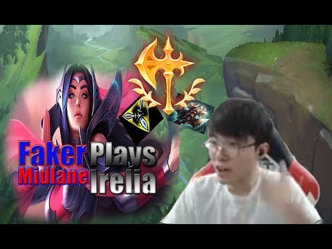 SKT T1Faker is a Best Play with irelia Game! - SKT T1 Faker Irelia Mid! | Live Stream