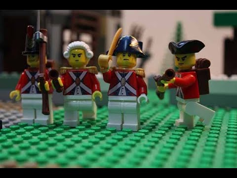 Battle of Lexington | American Revolution LEGO Stop Motion