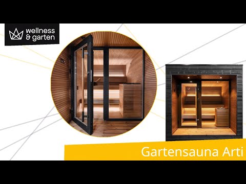 Sauna im Garten - Außensauna ARTI von AUROOM