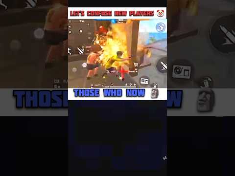 Let's confuse New players 🤡 #freefire #foryou #freefirehighlights #shortsfeed #shorts