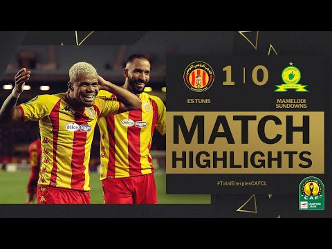 #TotalEnergiesCAFCL | HIGHLIGHTS | ES Tunis 🆚 Mamelodi Sundowns | Semi-Finals 1st Leg | 2023/24